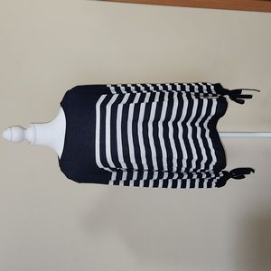 Zara knit top with tied sleeves size small